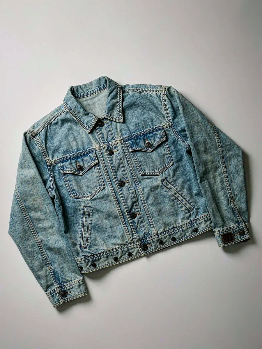 Men's Vintage Wash Denim Jacket